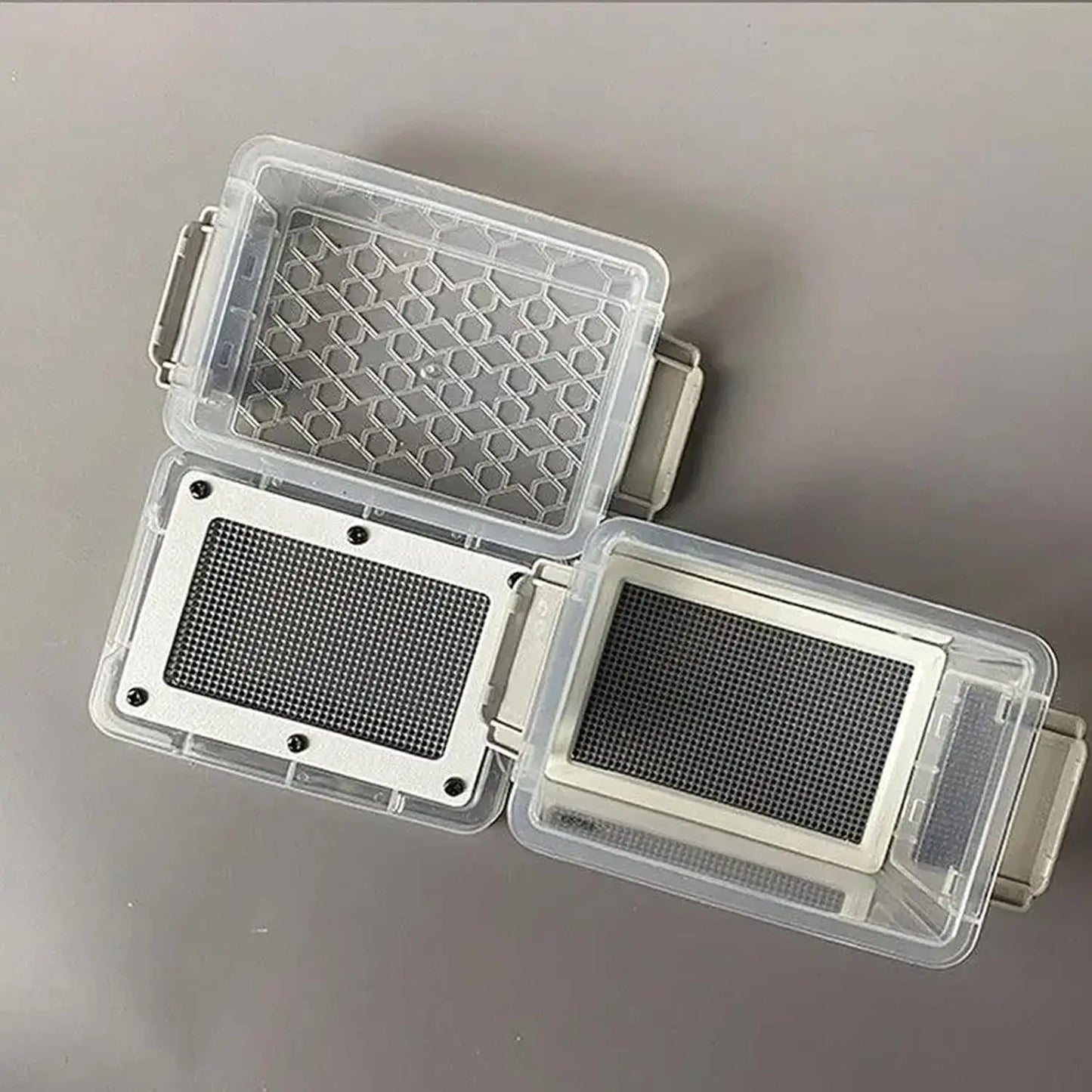 Boîte d'Élevage Double Étage pour Insectes – Transparente, Grille Respirante, Vers de Farine & Criquets
