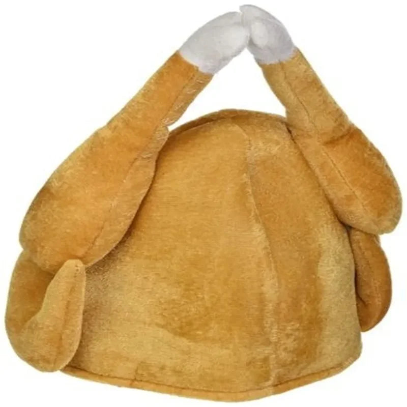 Chapeau Cuisse de Poulet en Peluche – Accessoire Photo & Déguisement