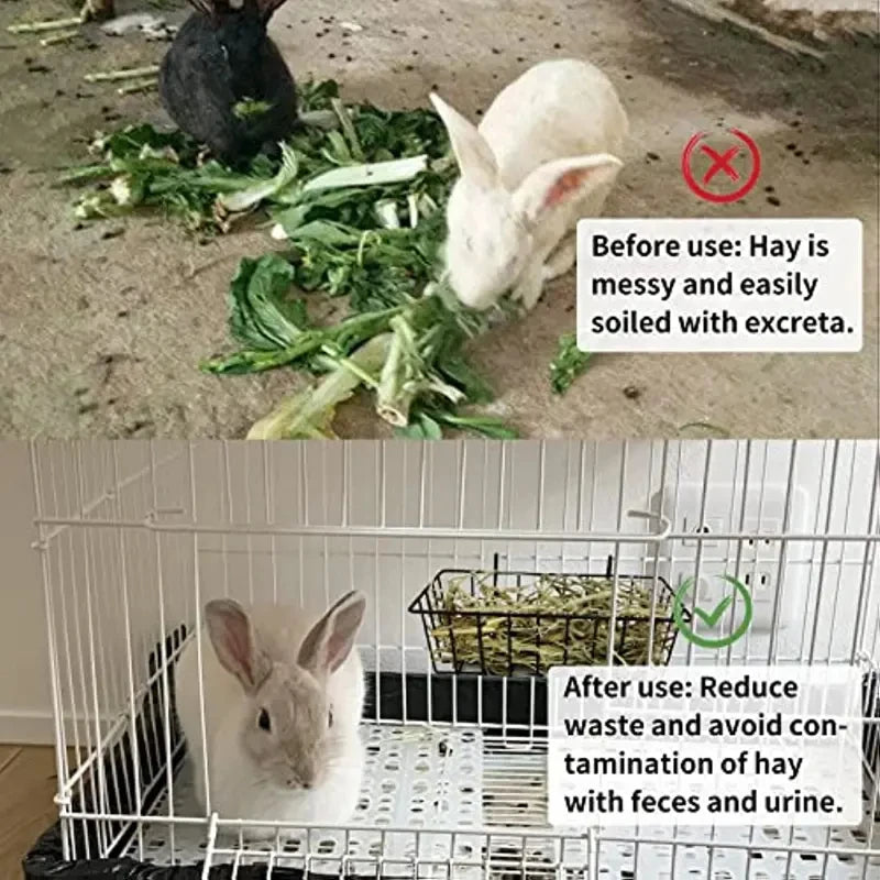 Support à foin pour lapin