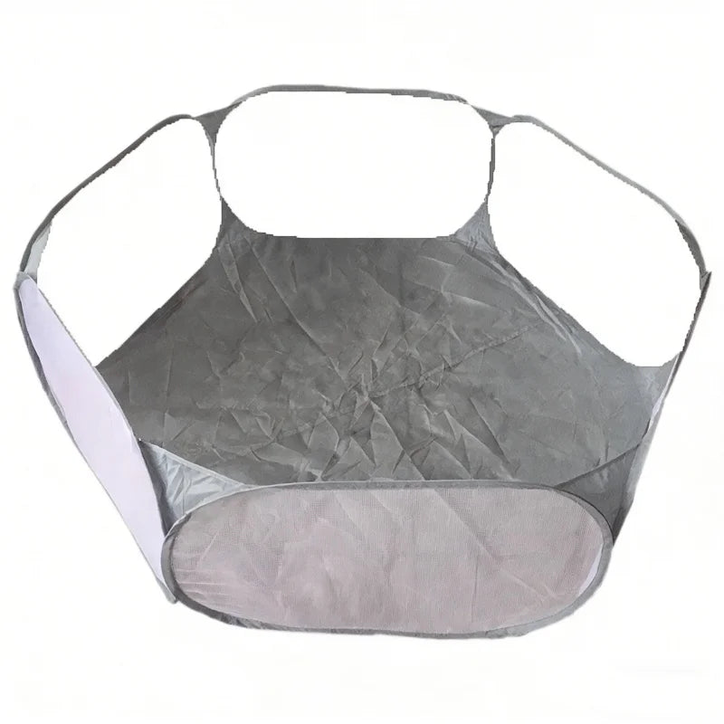 Parc pliable transparent pour animaux – Intérieur & extérieur