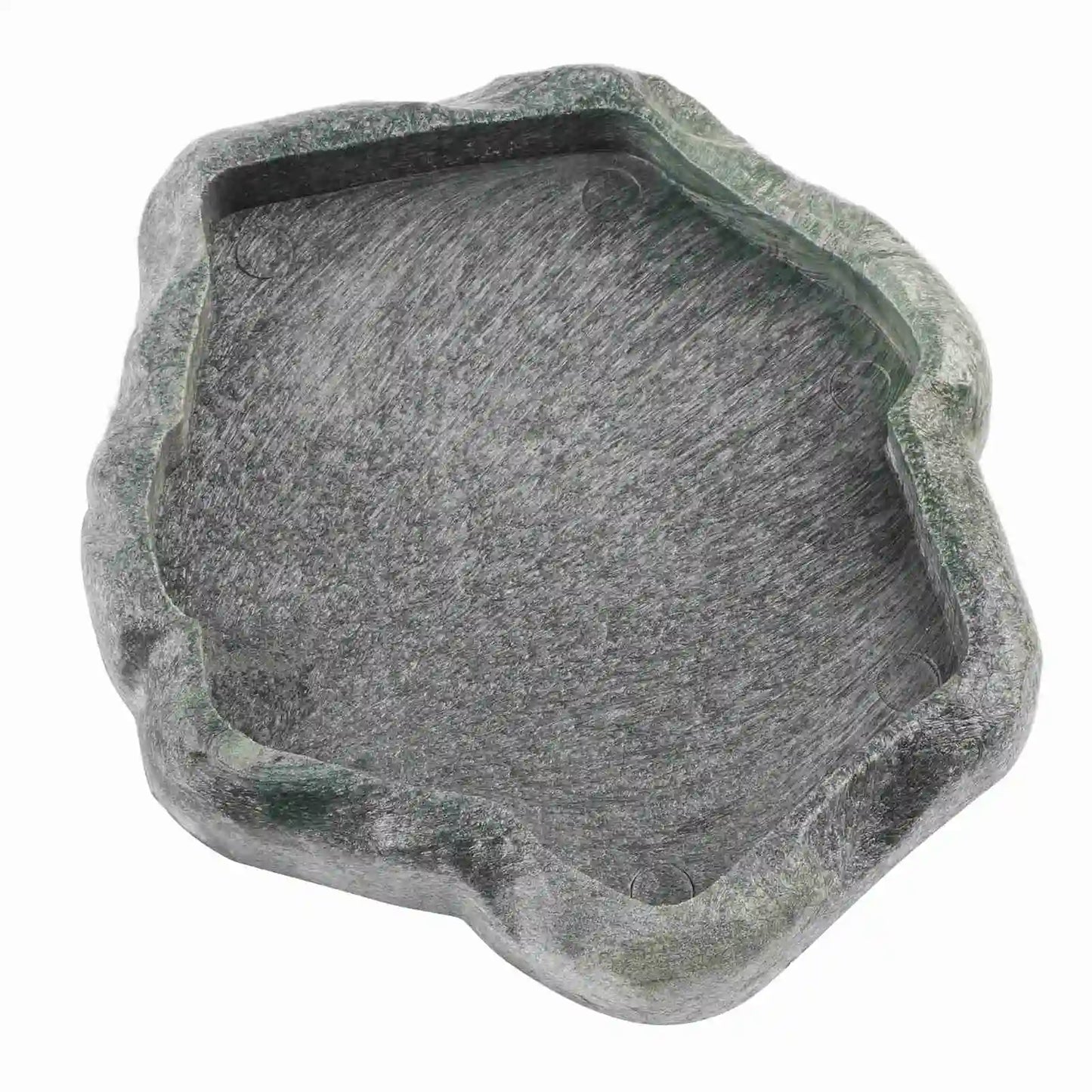 Gamelle en Résine ABS Imitation Roche pour Reptiles – Eau & Nourriture, Tortue & Lézard