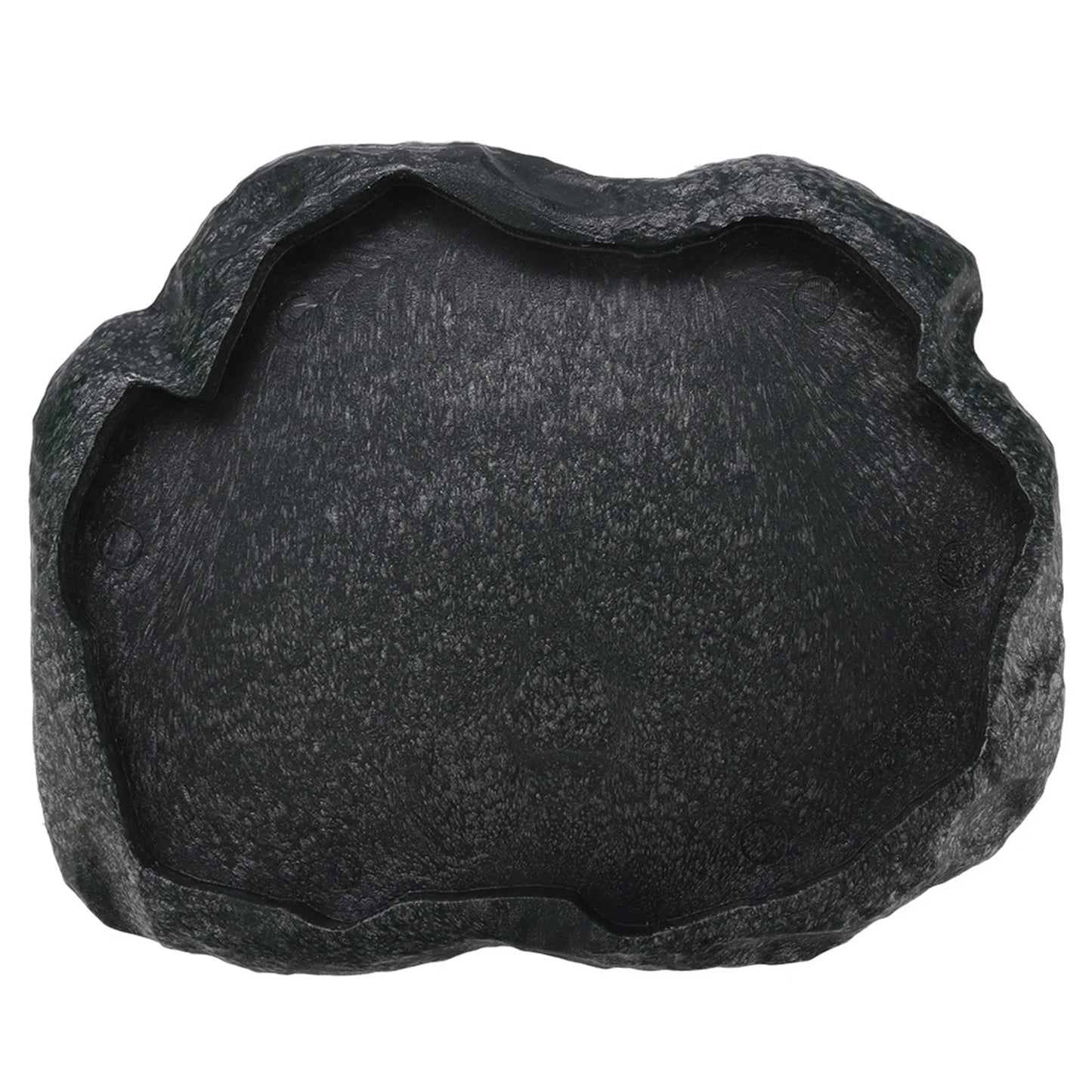 Gamelle en Résine ABS Imitation Roche pour Reptiles – Eau & Nourriture, Tortue & Lézard