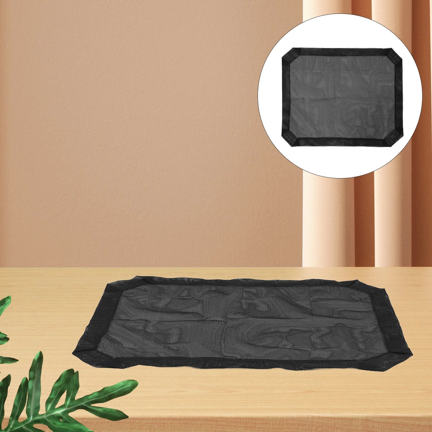 Couverture en maille respirante pour lit surélevé pour animaux de compagnie, amovible et lavable, 108x72cm, pour hamac intérieur/extérieur pour chien et chat, housse de remplacement