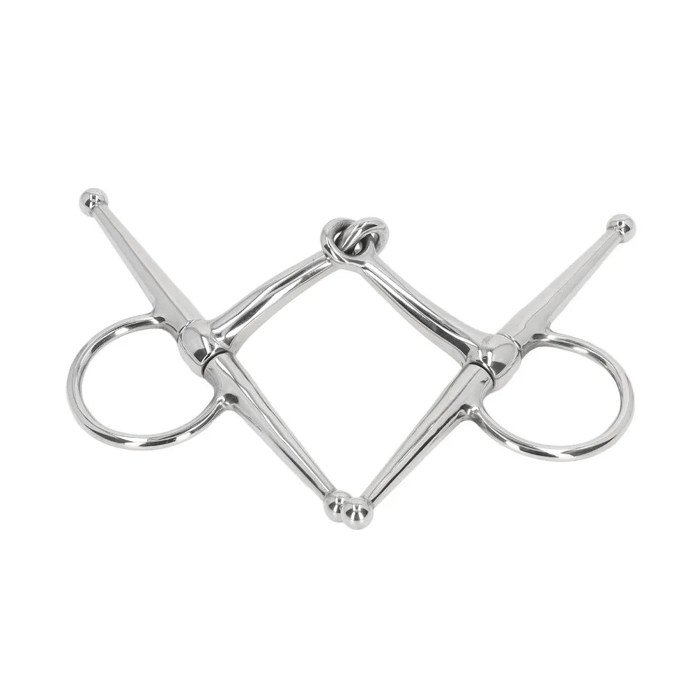 Mors Snaffle Full Cheek Articulé pour Cheval – Acier Inoxydable