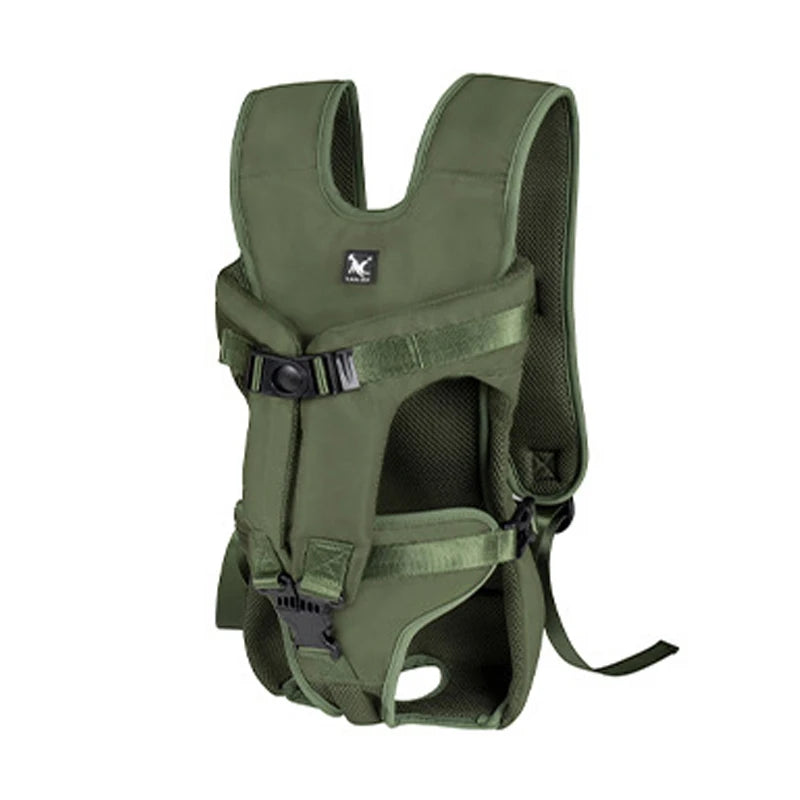 Sac à Dos de Transport pour Chat & Chien – Nylon Respirant, Porté Devant/Dos, S à XL