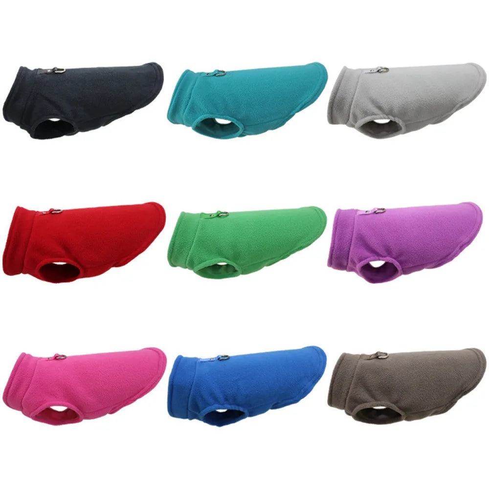 Gilet en Polaire pour Chien – 10 Couleurs, Tailles S à XL