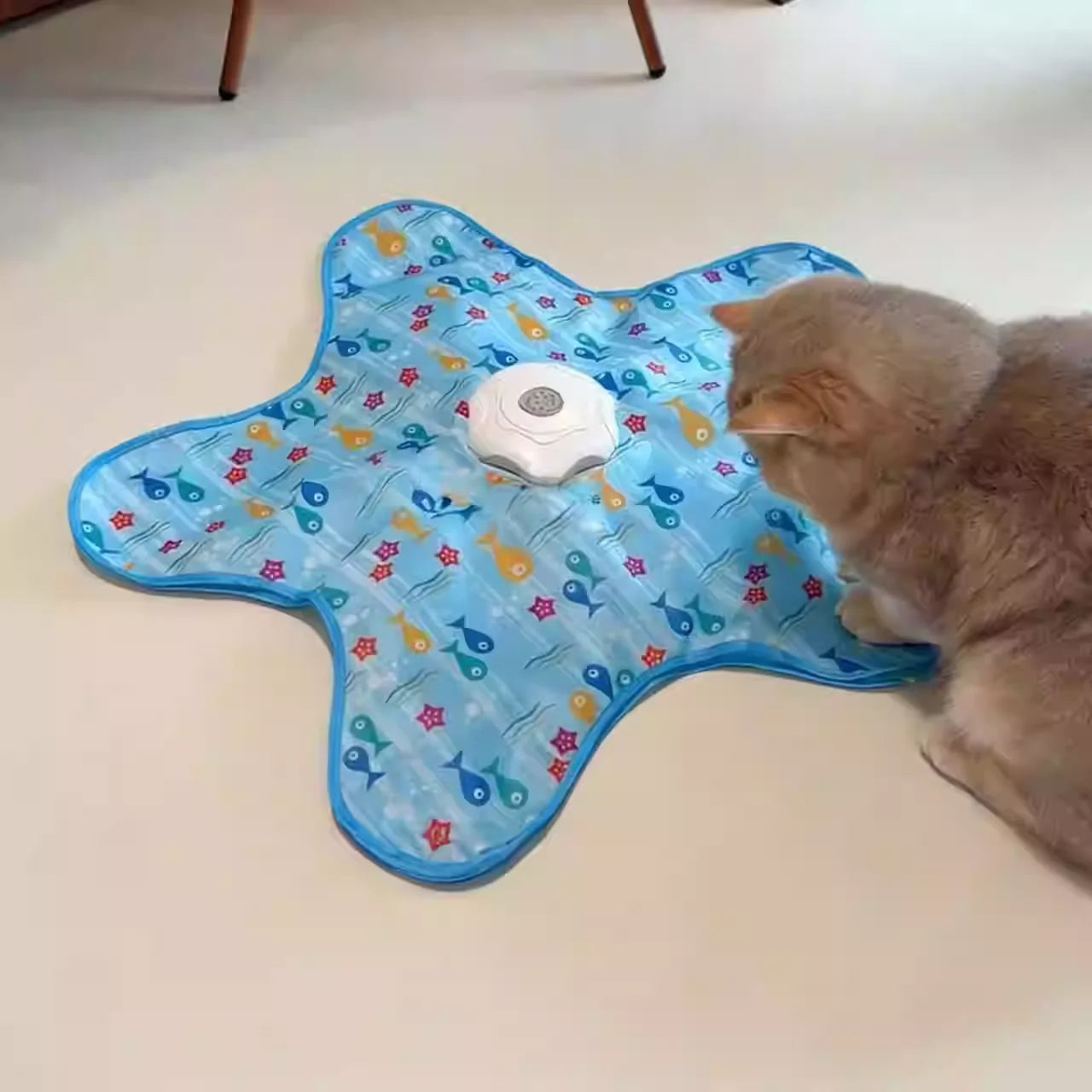 Elektrisch draaiplateau voor katten, zelfstimulerend en vervelingsbestendig huisdierenspeeltje, leuke en intelligente kattenstok, sportieve consumptie