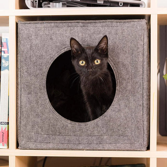 Tente-Lit Pliable pour Chat — Cave Cosy 2-en-1