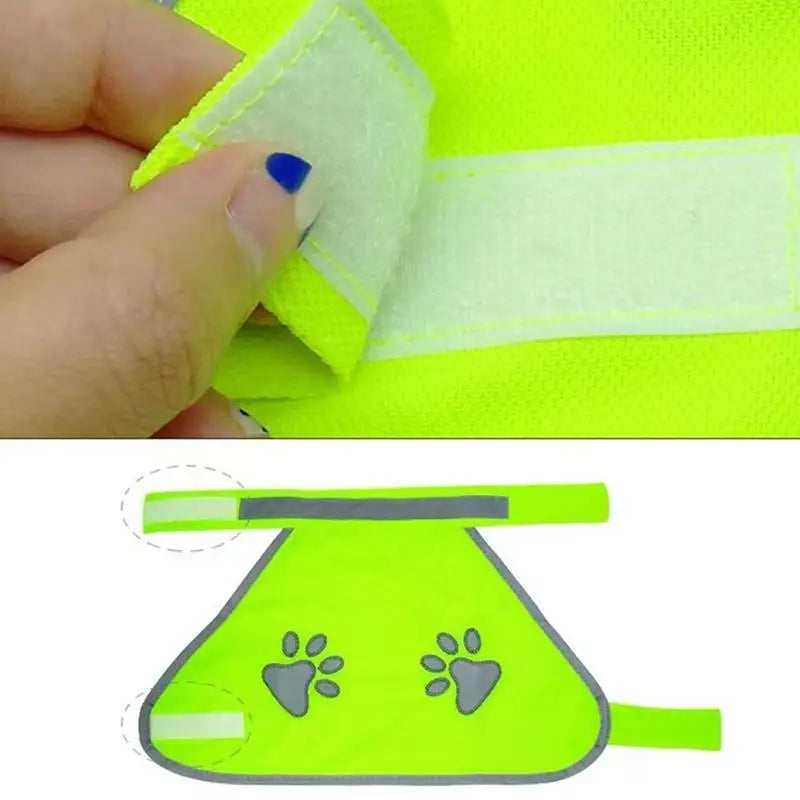 Reflecterend veiligheidsvest voor honden met harnas, hoge zichtbaarheid 's nachts, ademend, ideaal voor puppywandelingen, training en wandelen.