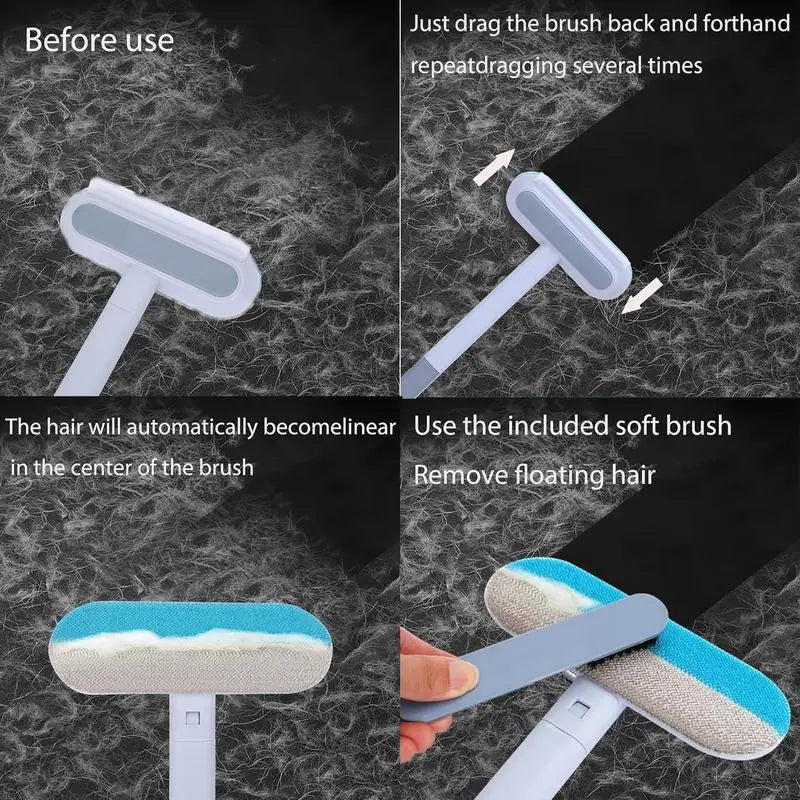 Brosse anti-poils réutilisable pour meubles — Chien & chat