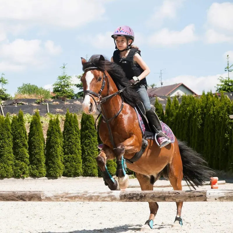 Casque équestre enfant réglable – Certifié SEI, tour de tête 48–54 cm