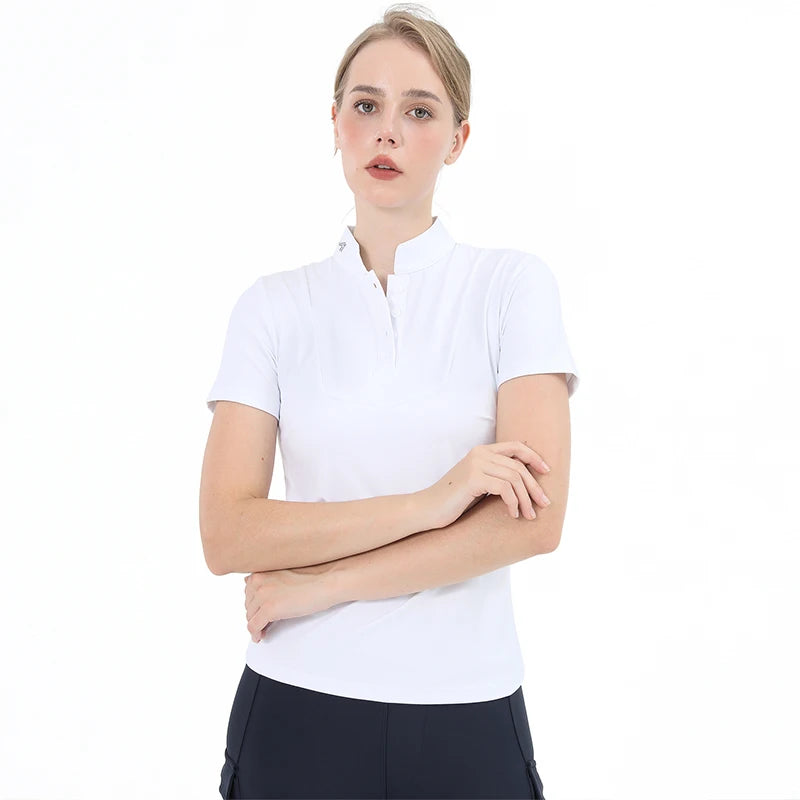 T-shirt d'équitation M LOGO – Femme