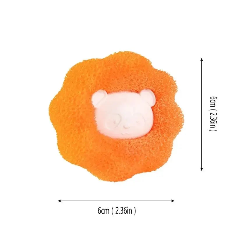 Boule anti-poils réutilisable pour machine à laver – Attrape-peluches et poils d'animaux
