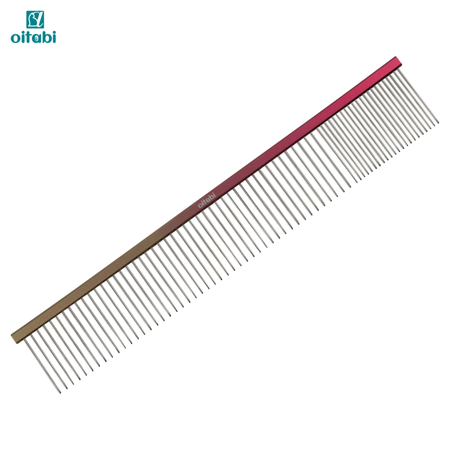 Peigne de Toilettage Professionnel OITABI pour Chat & Chien – Aluminium & Inox