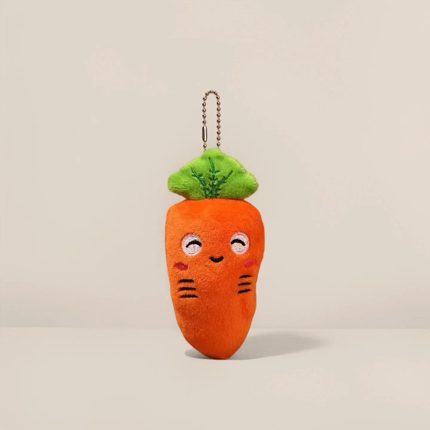 Porte-clés peluche fruits et légumes mignons – 45 modèles, idéal cadeau