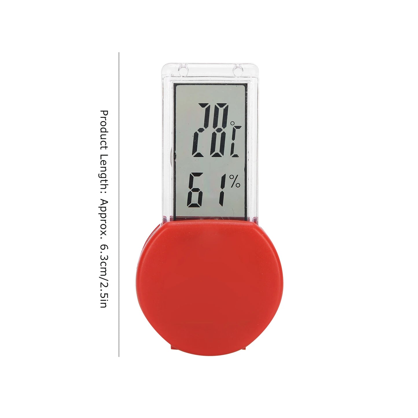 Thermomètre Hygromètre Digital pour Terrarium Reptiles – Affichage Température & Humidité, IP5, Ventouse