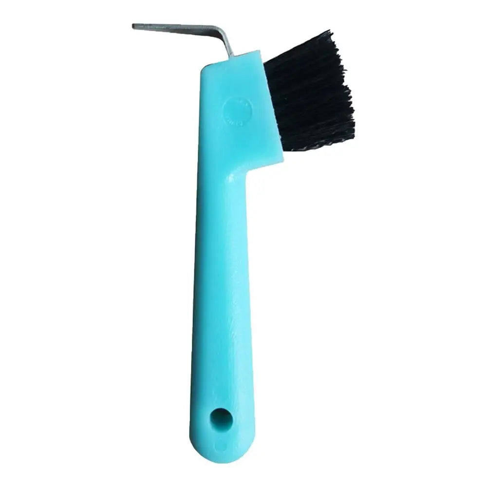 Cure-Pied 2-en-1 pour Enfant – PP Coloré, Brosse Intégrée, Pansage Cheval