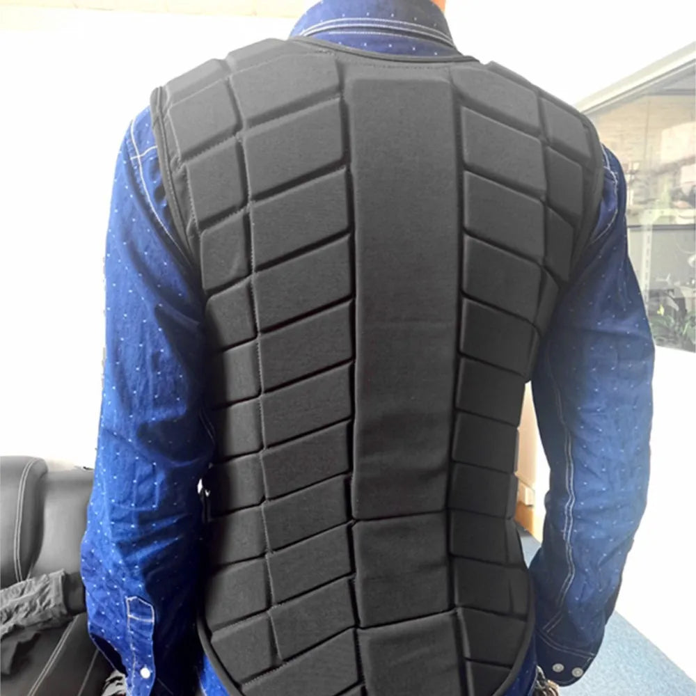 Gilet de sécurité équestre rembourré EVA – Protection corps (L / XL / XXL)