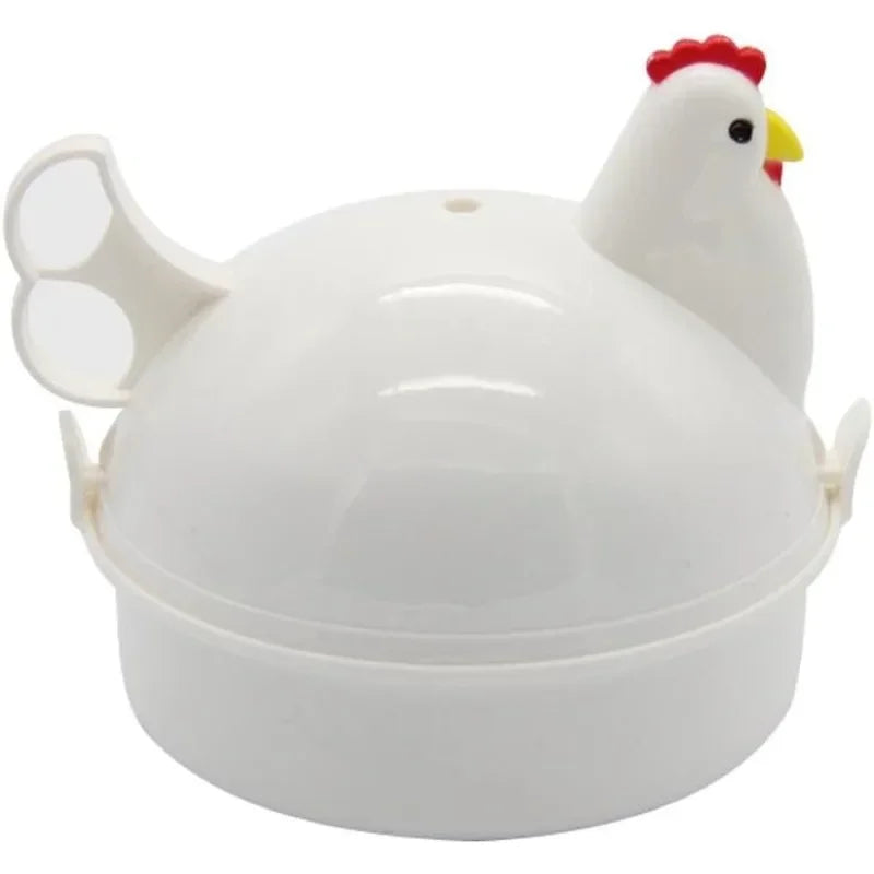 Cuiseur à Œufs Micro-ondes en Forme de Poulet – 4 Œufs