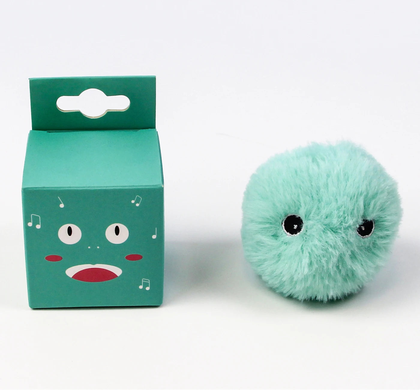 Balle Interactive Sonore pour Chat – Peluche & Herbe à Chat