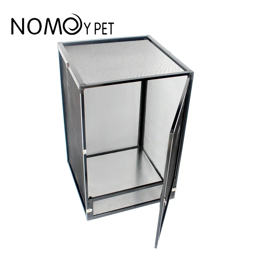 Terrarium à Grille en Aluminium pour Reptiles – Cage Ventilée