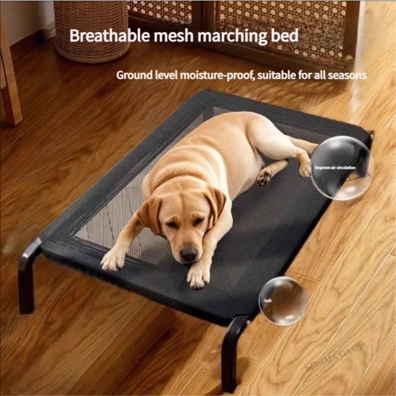 Lit respirant pour chien — Intérieur & Camping, housse amovible