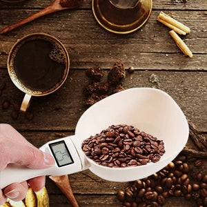 Cuillère à mesurer les aliments pour animaux de compagnie, tasse à mesurer électronique pour aliments pour chiens et chats, cuillère numérique, balance de cuisine avec affichage LED