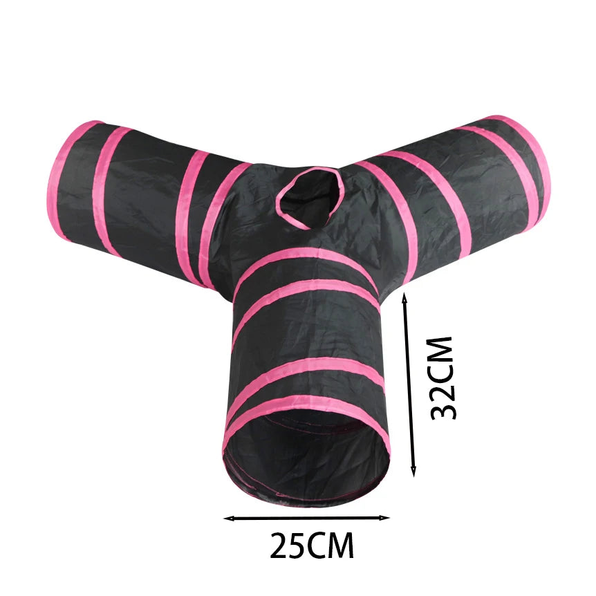 Tunnel pliable pour chat et chiot