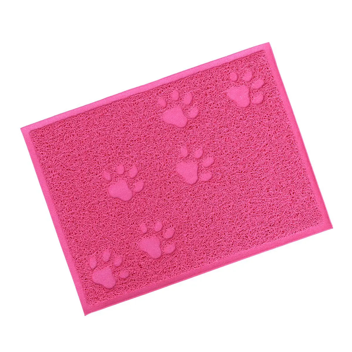 Kattenbakmat 30x40cm, gemakkelijk schoon te maken, gemaakt van waterdicht en stijlvol PVC, wasbaar en ideaal voor het reinigen van huisdieren.