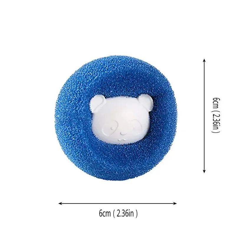 Boule anti-poils réutilisable pour machine à laver – Attrape-peluches et poils d'animaux