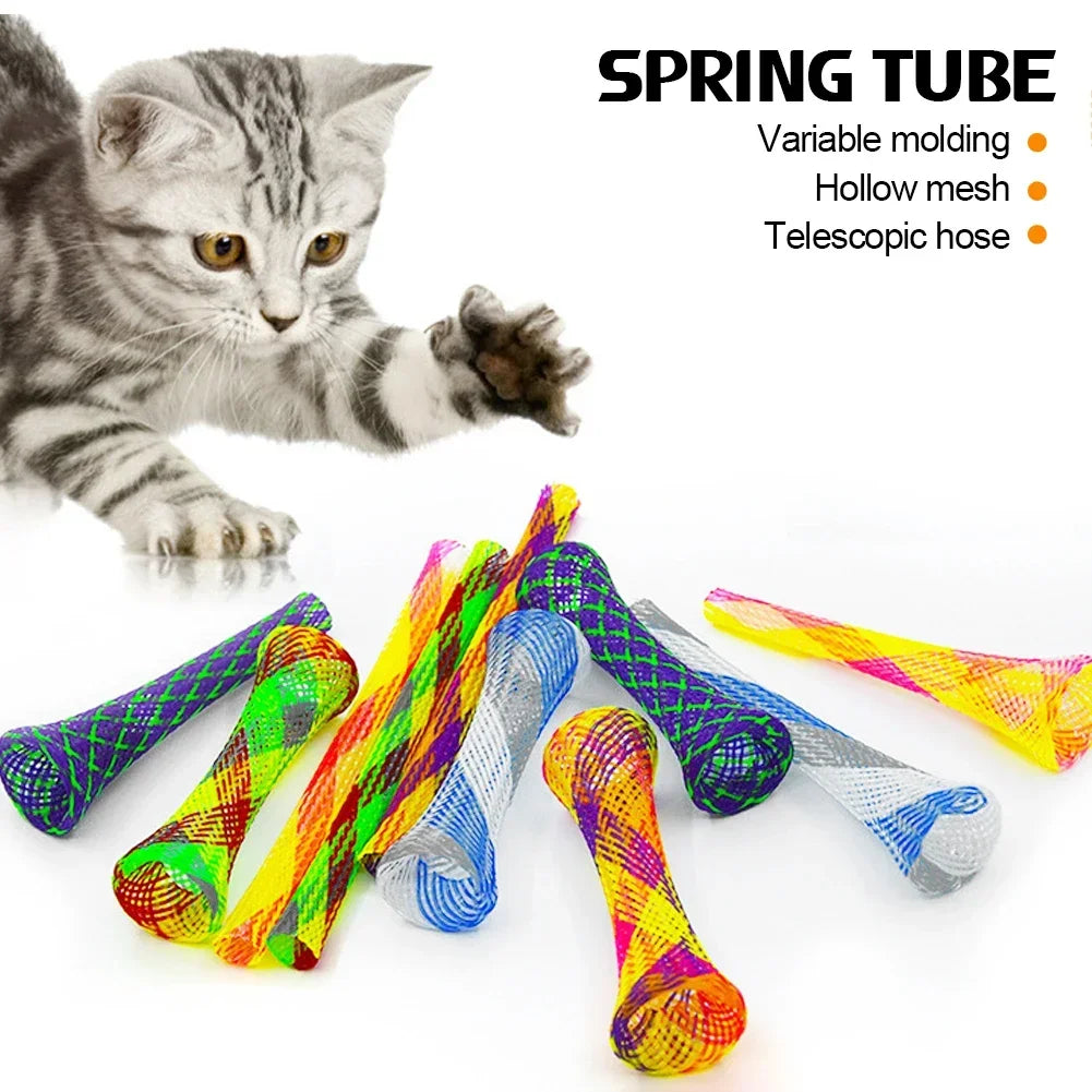 Jouets interactifs pour chat – Lot de 10 (griffes, mordre, s’amuser)