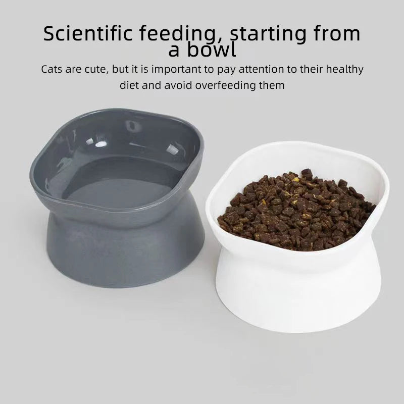 Bol double usage pour chat et chien – Réversible, surelévé, anti-vomissement