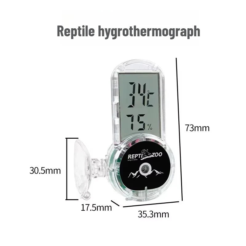 Hygromètre & Thermomètre pour Terrarium – Surveillance Température & Humidité