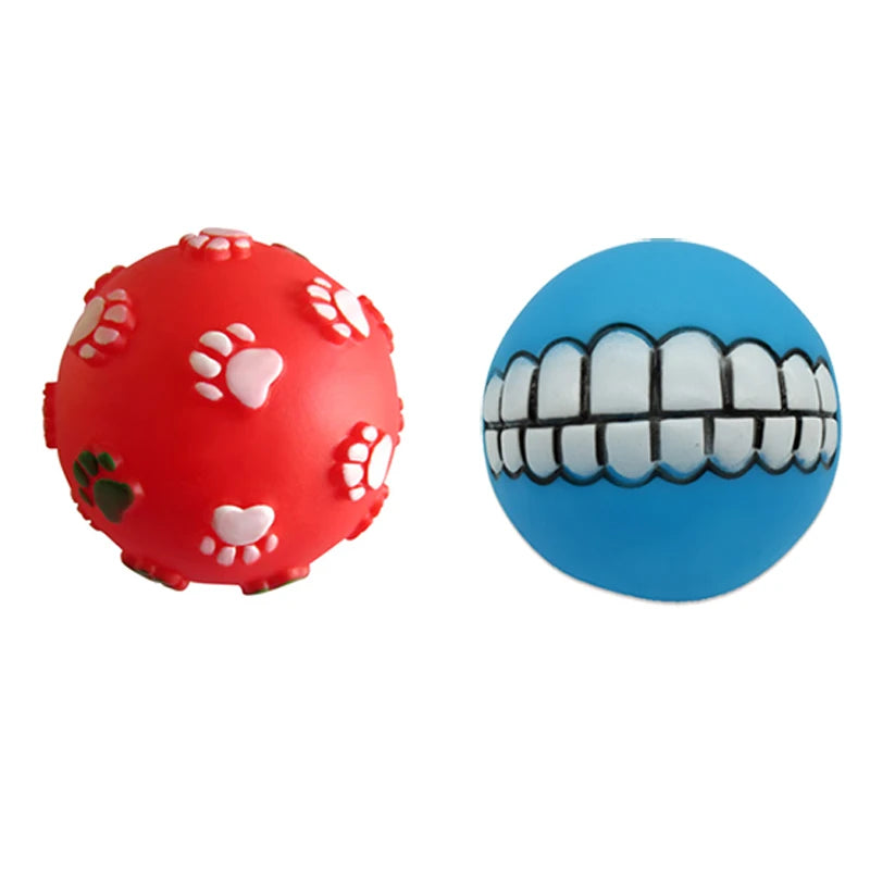 Balle Couinante pour Chiot & Petit Chien – 6 cm, 17 Modèles, Jouet à Mâcher XLeiPet