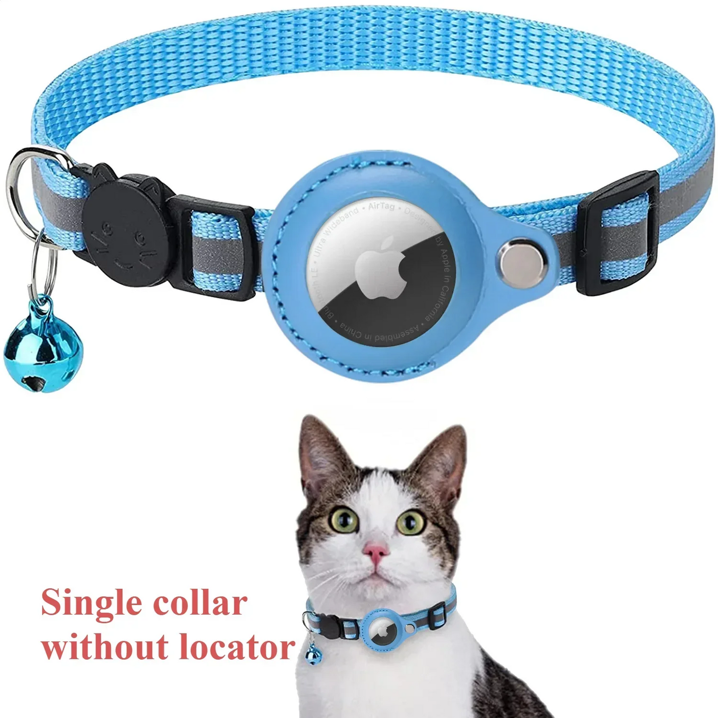 Traceur Bluetooth Anti-Perte pour Chat, Chien & Oiseau — 6 Mois d'Autonomie