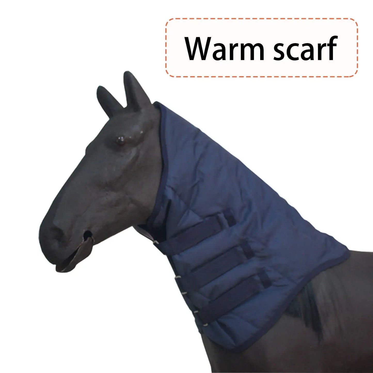 Cache-cou cheval hiver Sunnimix – Tissu Oxford 600D, rembourré, résistant à l'eau