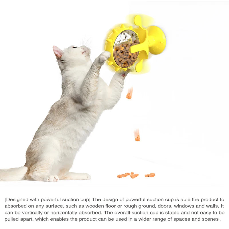 Roue à friandises pour chat