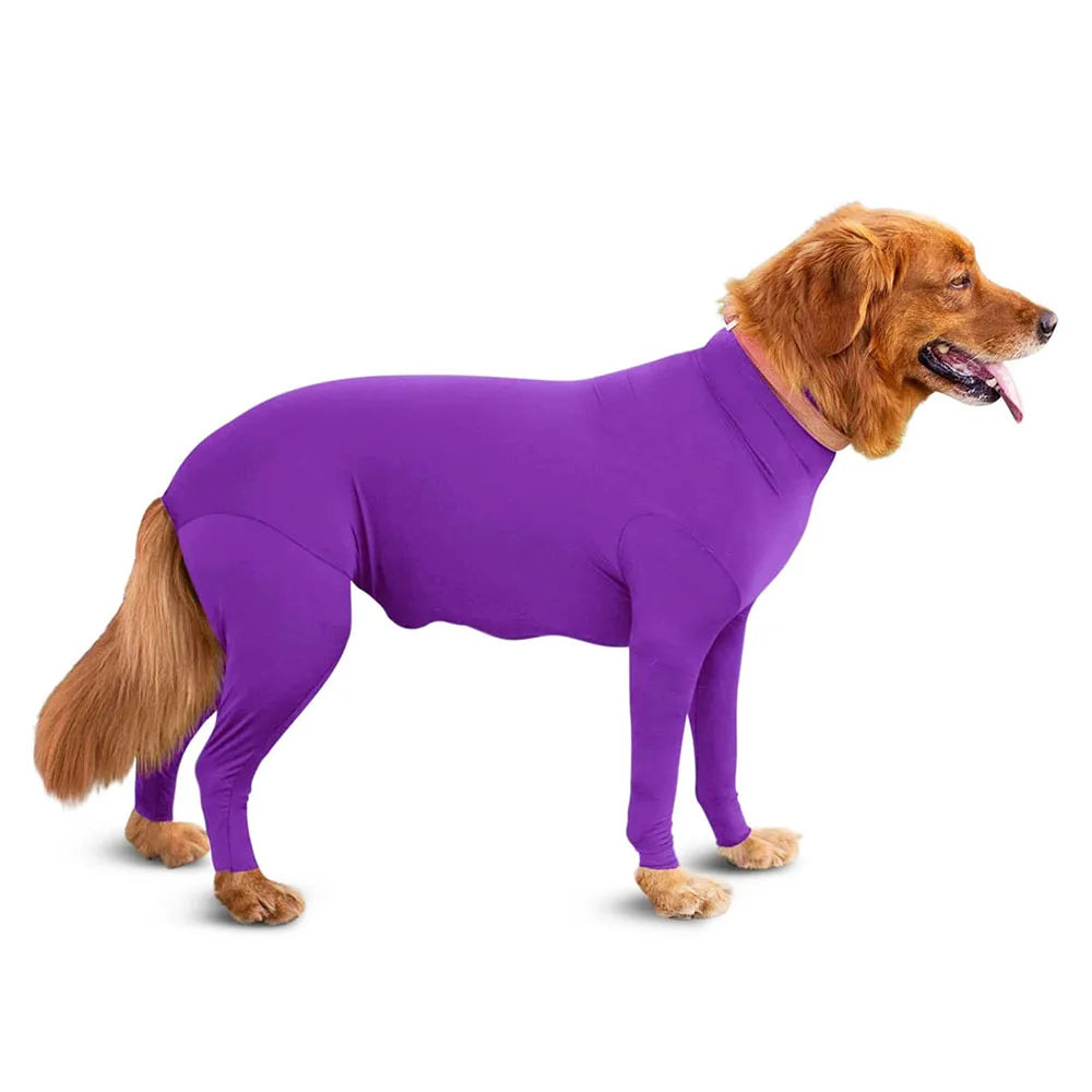 Combinaison pour Chien – Élasthanne, Anti-Perte de Poils, Convalescence, S à XXL