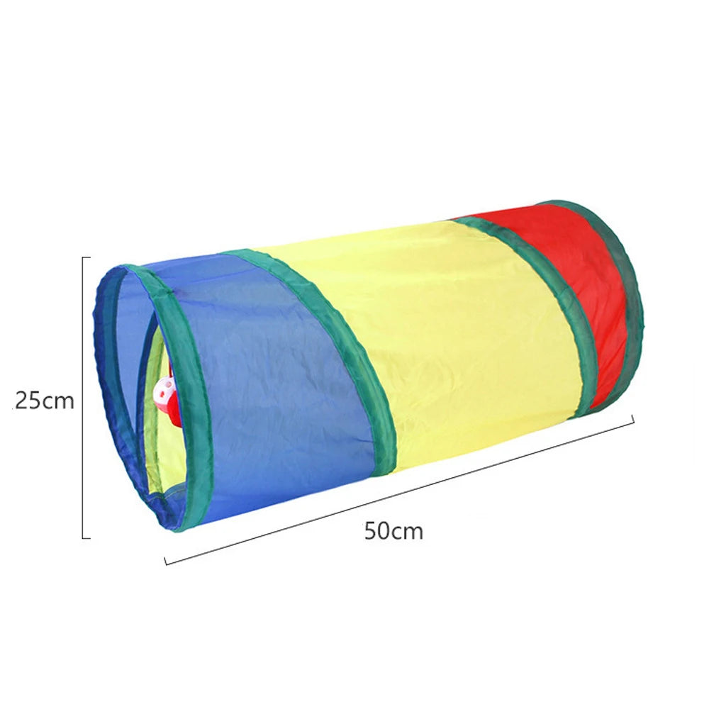 Tunnel pliable pour chat et chiot