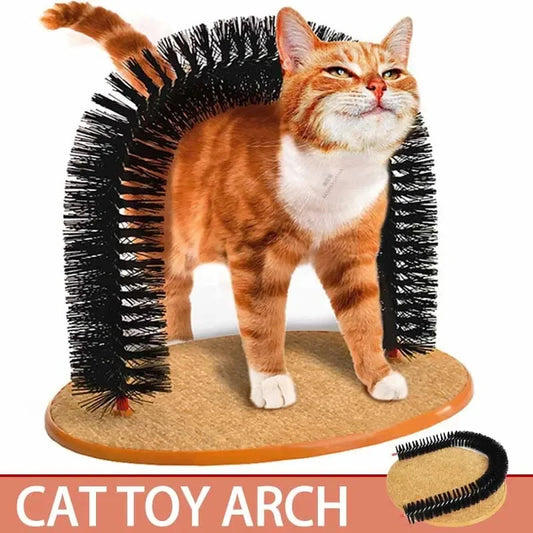 Arche de Toilettage & Griffoir Interactif pour Chat