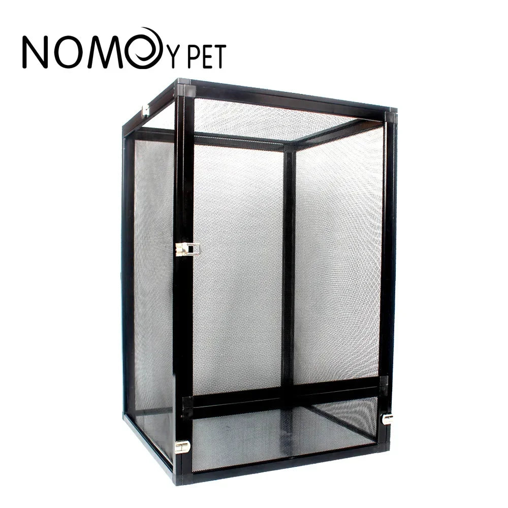 Terrarium à Grille en Aluminium pour Reptiles – Cage Ventilée