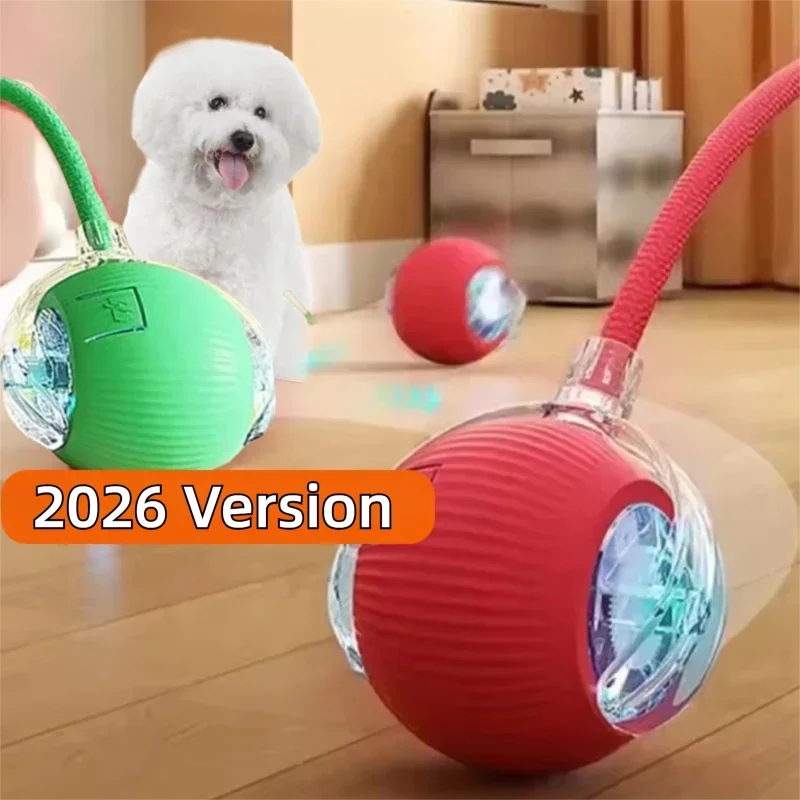Balle Interactive Automatique pour Chien – Rechargeable USB-C, 3 Modes, Évitement d'Obstacles