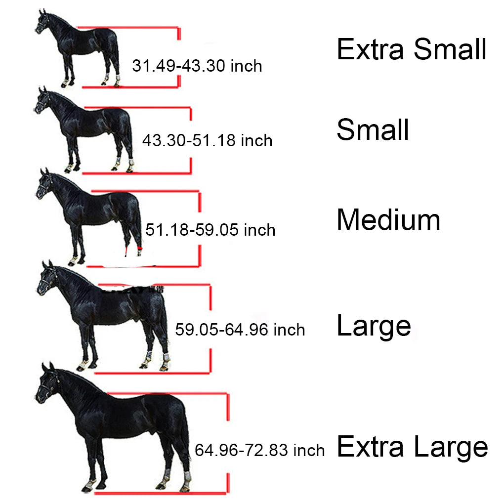 Licol Réglable Anti-Rouille pour Poney & Cheval – Alliage de Zinc, 3 Couleurs, XS à XL