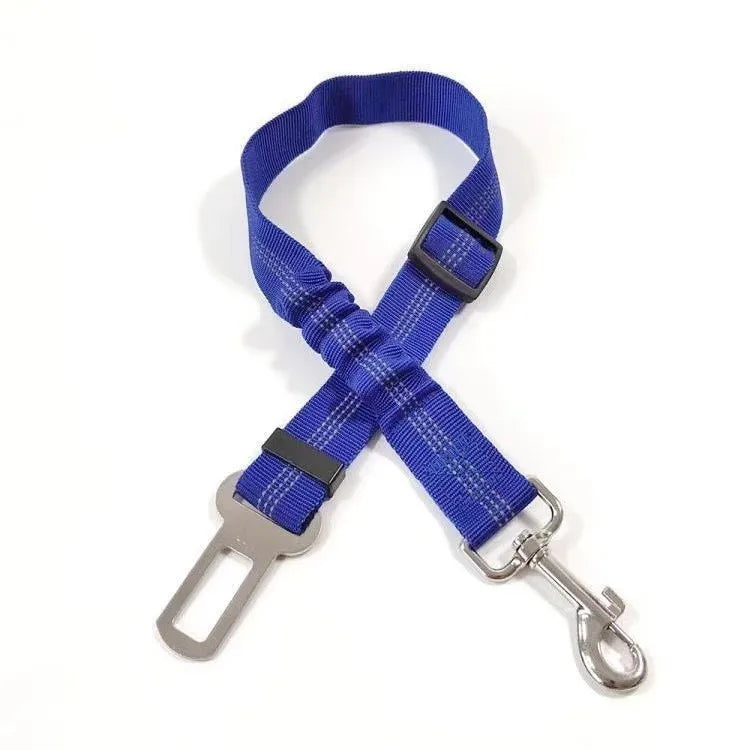 Inklapbaar autotuigje voor honden met verstelbare veiligheidsgordel, nylon veiligheidsriem voor huisdieren.