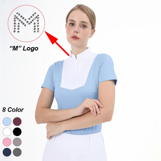 T-shirt d'équitation M LOGO – Femme