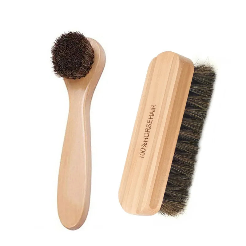 Brosse à daim à double tête incurvée