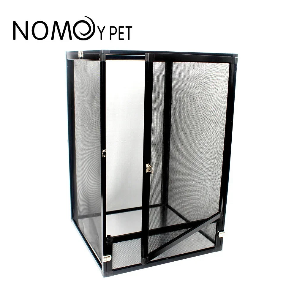 Terrarium à Grille en Aluminium pour Reptiles – Cage Ventilée