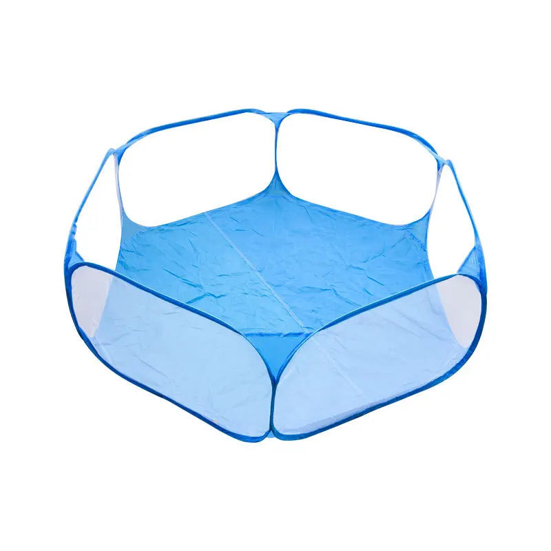 Parc pliable transparent pour animaux – Intérieur & extérieur