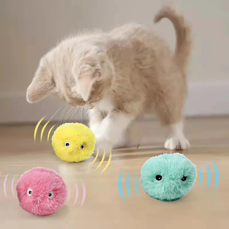 Balle Interactive Sonore pour Chat – Jouet Électrique avec Sons d'Animaux