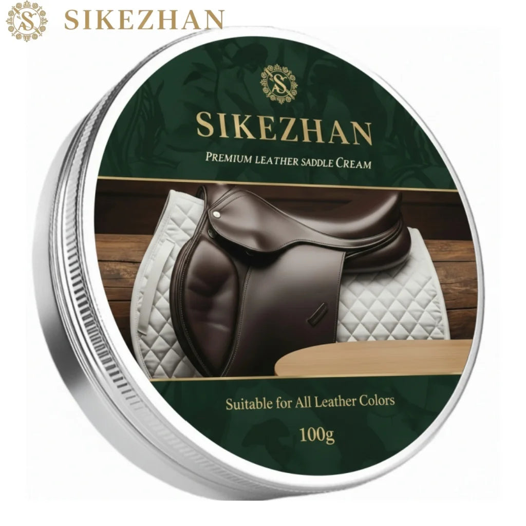 Crème d'Entretien pour Selle en Cuir – Cires Naturelles, Anti-Crevasses, 50 g / 100 g